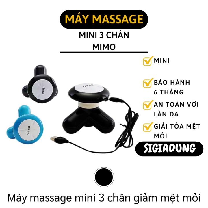 [SGD] Máy giải mỏi - Máy massage mini 3 chân MIMO nhỏ gọn, tiện lợi giúp giảm đau nhức 2709