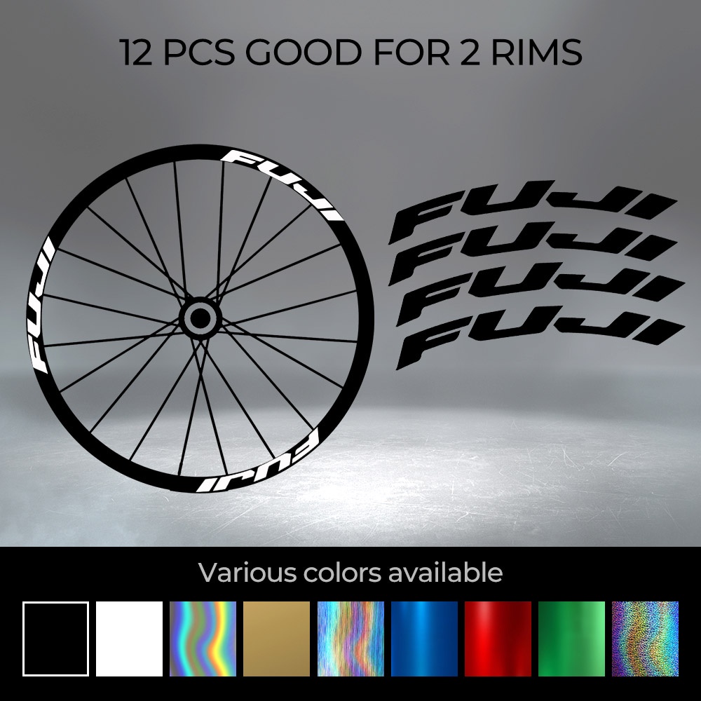 Decal Dán Viền Fuji Rim | 26 | 27.5 | 29 | Miếng Dán Vành Bánh Xe Đạp Leo Núi Chất Lượng Cao