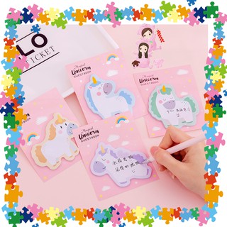 [ĐƯỢC CHỌN MẪU] Giấy note ghi chú Kỳ lân Unicorn DỄ THƯƠNG GIÁ RẺ