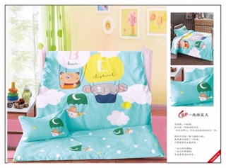 Bộ chăn gối cotton trẻ em( chat chọn mẫu)