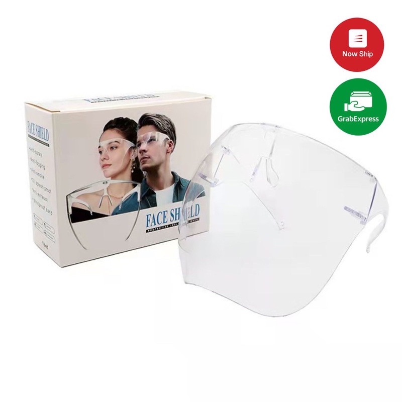 Kính chắn FACE SHIELD chống dịch,phòng dịch - kính bảo hộ,chắn bụi, chắn gió,che kín măt chống giọt bắn trực tiếp