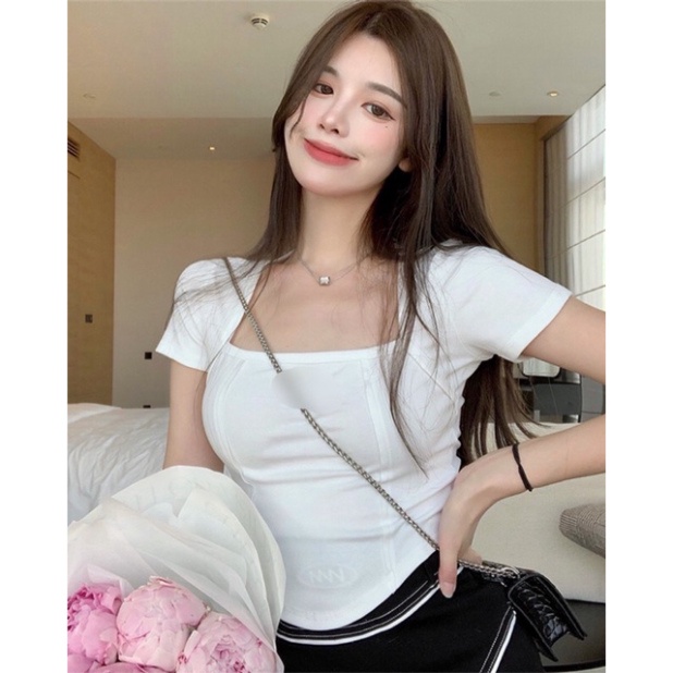 Áo CRT Cổ Vuông 3 Màu