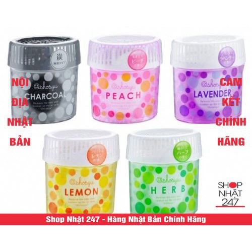 [Hỏa Tốc HN] Hộp khử mùi phòng với hương đào 150g Nội địa Nhật Bản