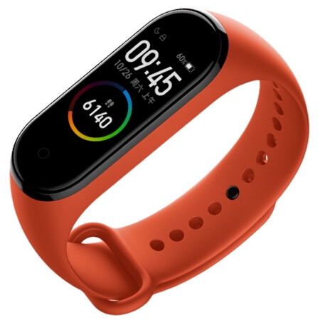 Dây đeo silicon / Nút kim loại cho đồng hồ thông minh Xiaomi Mi Band 4 Miband 4