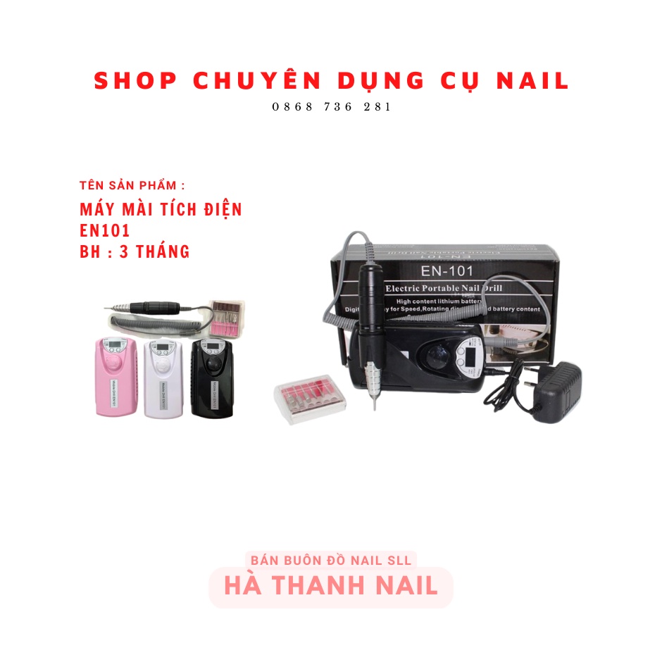 [ Hàng Chính Hãng ] Máy Mài Móng Tay , Máy Mài EN101 Tích Điện Làm Nail