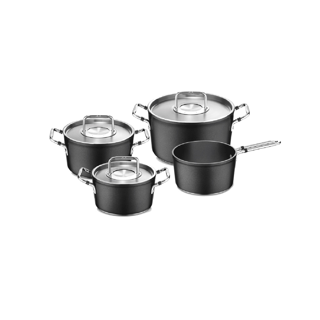 Bộ Nồi 4 Món cao cấp Fissler Luno Black