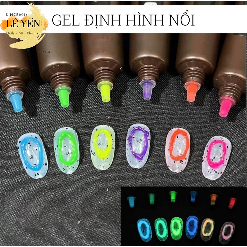 Gel định hình - tạo hình nổi dạng típ, gắn móng up móng tip HUAXI hot 2022