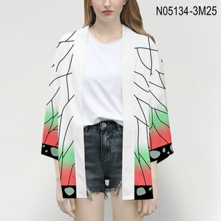 [Haori] Áo khoác Haori cosplay Shinobu trong Kimetsu no Yaiba free size