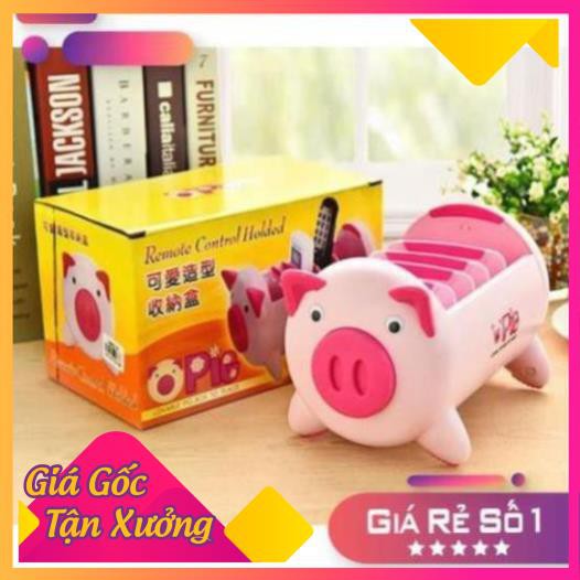 Hộp Đựng Đồ Đa Năng Hình Chú Heo - Lợn cắm bút, để điện thoại, điều khiển