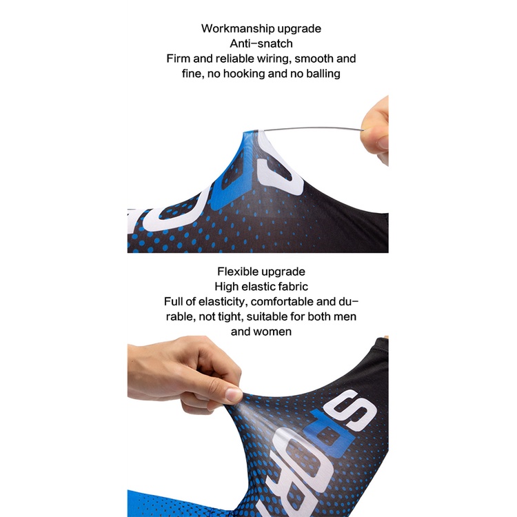 Găng Tay Chống Nắng Nam Nữ SPORT  Làm Mát Tay Áo Chống Nắng Mặt Nạ Đạp Xe Chống Tia Cực Tím Mỏng Mùa Hè Cho Lái Xe Đạp Ngoài Trời