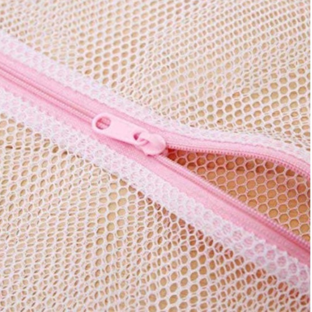 Túi giặt đồ máy giặt, chất liệu sợi lưới dai chắc bền bỉ kích thước 50x60cm - MAMI.TITI
