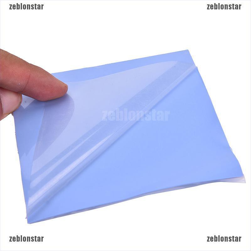 ❤Miếng Đệm Tản Nhiệt Bằng Silicon Màu Xanh Dương 100mmx100mmx0.5mm
