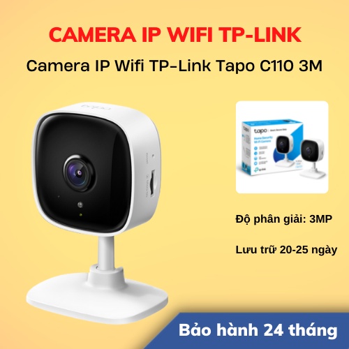 [Hỏa Tốc - HCM] Camera IP Wifi TP-Link Tapo C110 3M | Hàng Chính Hãng | Bảo Hành 24TH | LSB Store | BigBuy360 - bigbuy360.vn