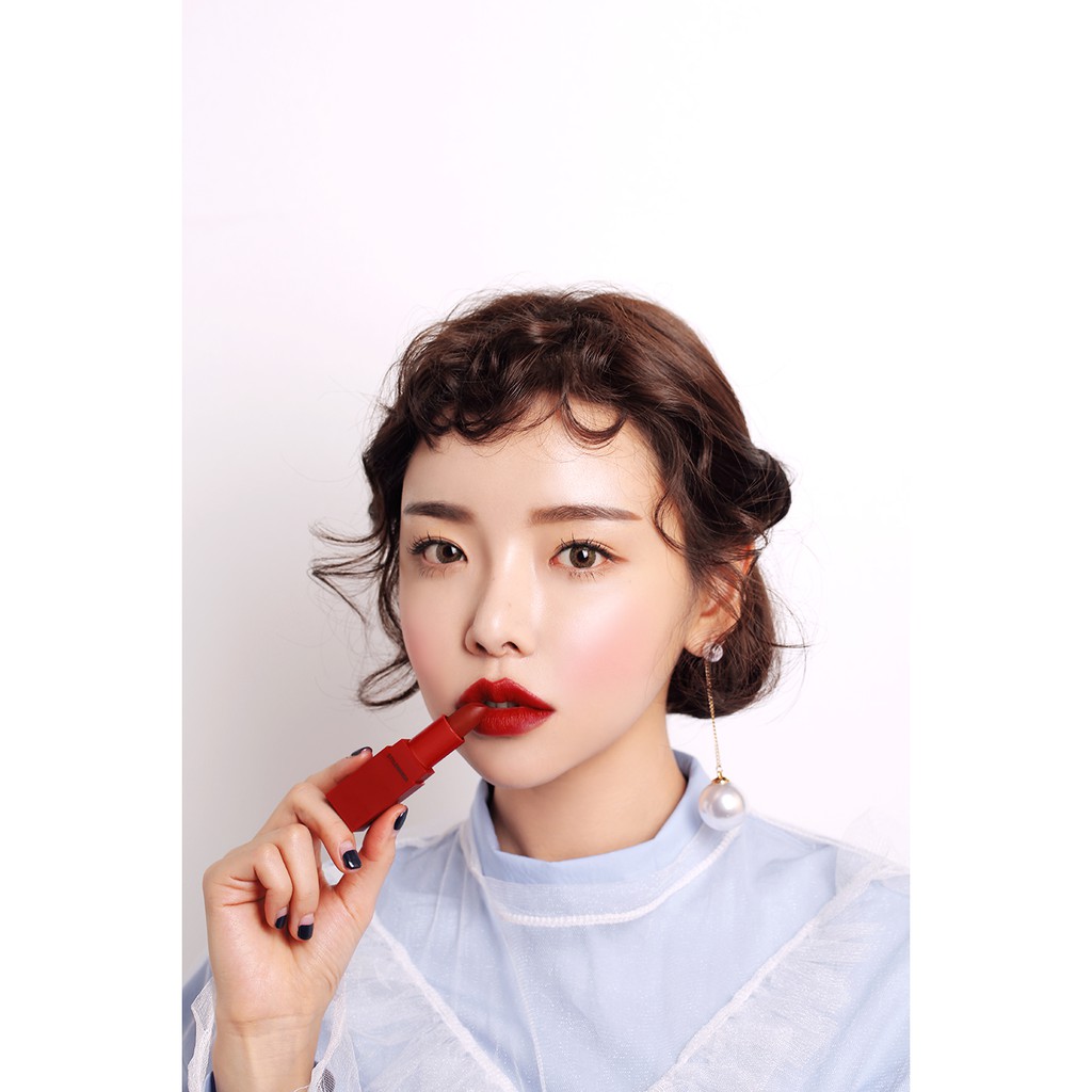 [MATTE] 3CE RED RECIPE LIP COLOR màu 215 RUBY TUESDAY son thỏi lì