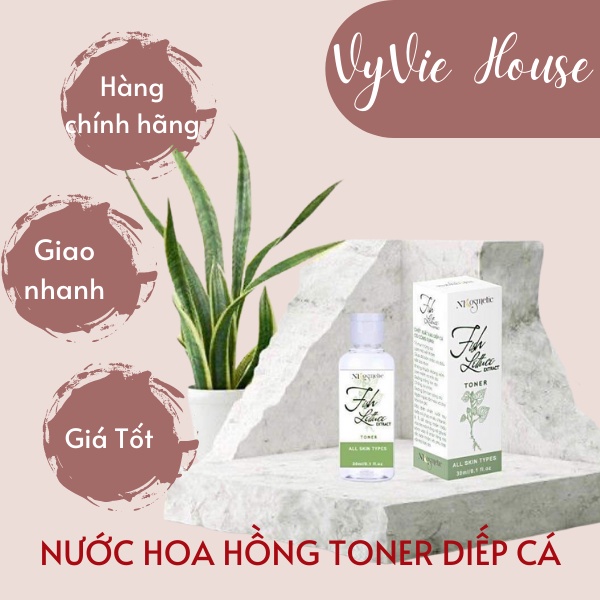 NƯỚC HOA HỒNG TONER DIẾP CÁ NP Cosmetic 30ml | Cân bằng PH, làm sạch da, cấp ẩm, kiểm soát dầu, thu nhỏ LCL