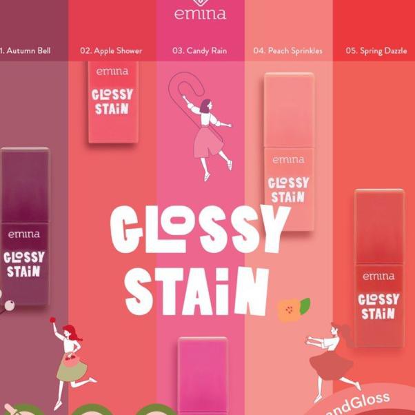 (hàng Mới Về) Son Môi Emina Màu Sắc Tươi Tắn Bóng Bẩy | BigBuy360 - bigbuy360.vn