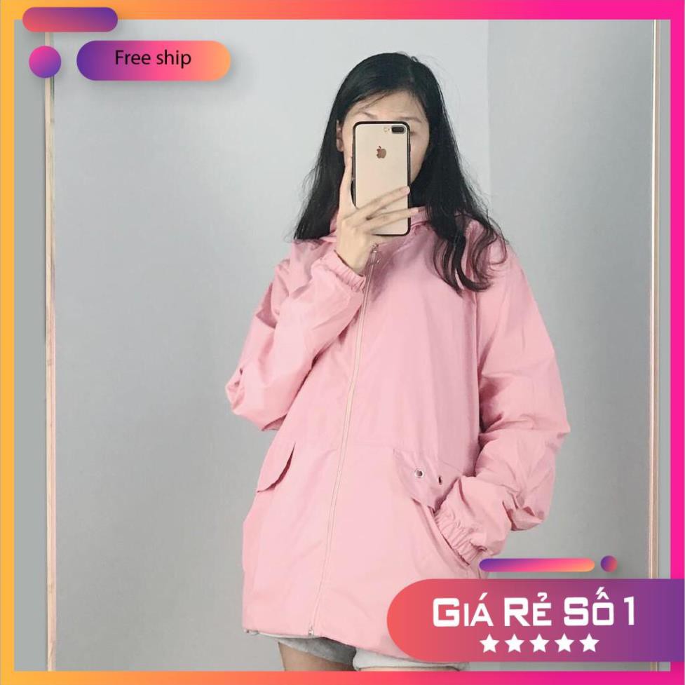 [ÁO KHOÁC NỮ,NAM] Áo Khoác Dù Nữ 2 Lớp 3 Bông Hoa Free Size 70kg AK18 | BigBuy360 - bigbuy360.vn