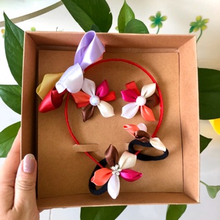 Set băng đô hoa ngũ sắc
