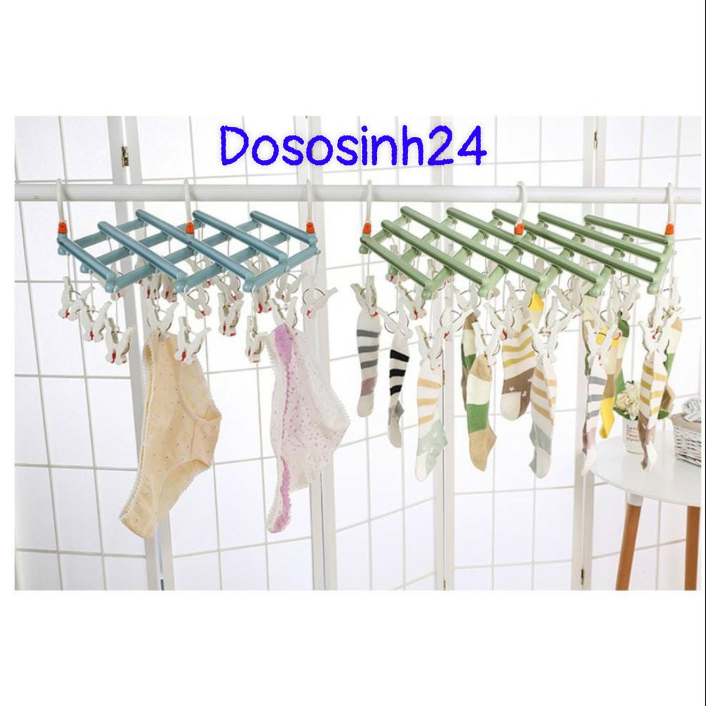 Móc chùm gấp gọn 29 kẹp 3893