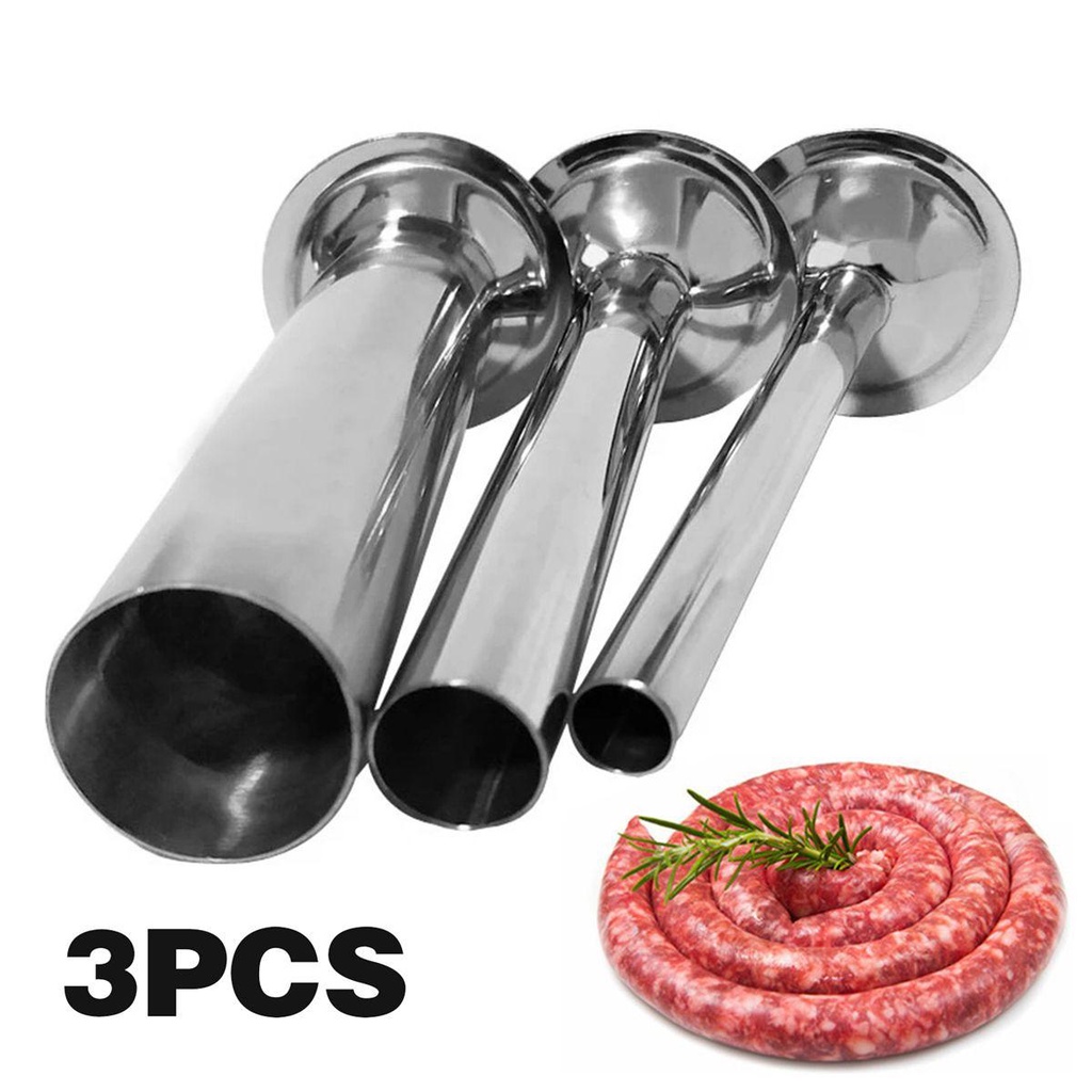 ELEGANT Set 3 Ống Đựng Đồ Kích Thước 1.2cm 1.9cm 3.2cm #10 Bộ Dụng Cụ Nghiền Xúc Xích Tiện Lợi