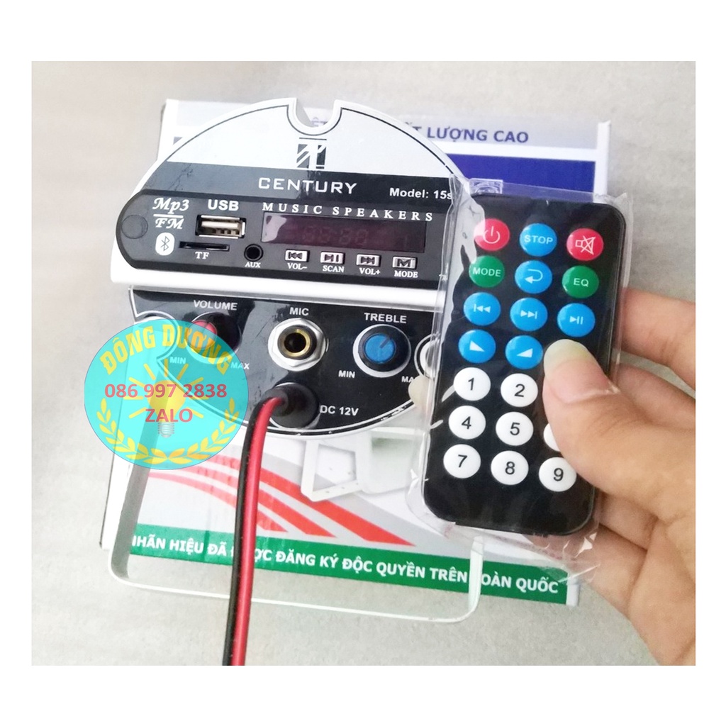 LOA NÉN LIỀN ÂM LI 12V - CÓ THẺ NHỚ, CẮM MICRO CÓ BLUETOOTH
