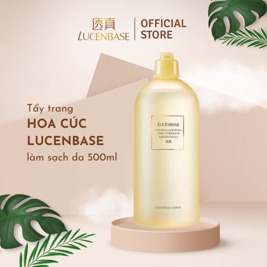 Nước tẩy trang hoa cúc LUCENBASE làm sạch, cấp ẩm, dịu da 500ml