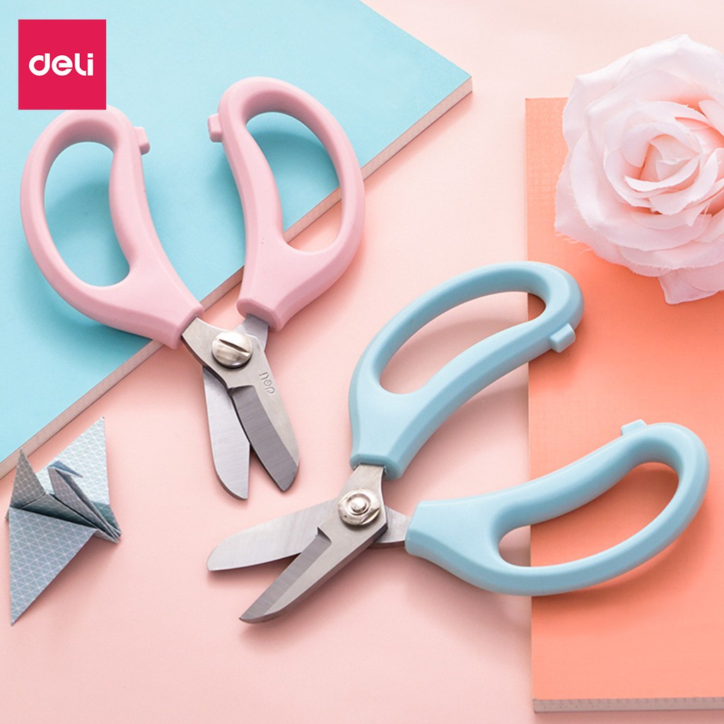 Kéo Làm Vườn Cắt Tỉa Cành Hoa Cây Cảnh Lưỡi Cắt Dày Màu Pastel Deli - Kéo Cắt Cành Chuyên Dụng Thiết Kế Không Đau Tay