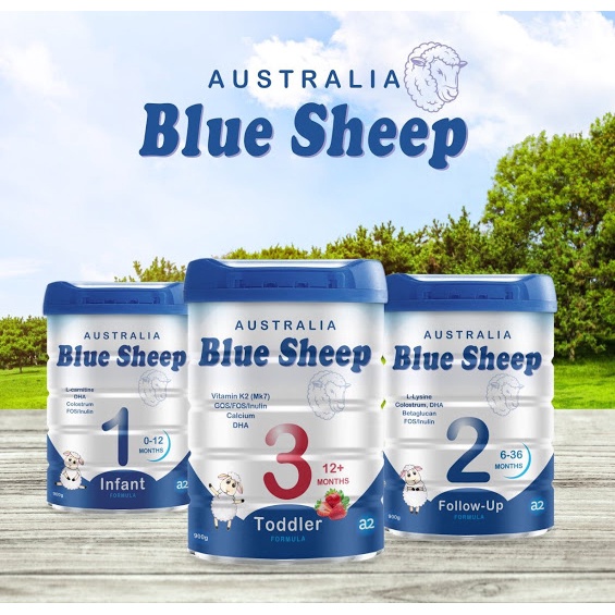 Sữa Bột Blue Sheep Hộp 400G/900G Cho Be Khỏe Mạnh, Ăn Ngon, Tăng Cân