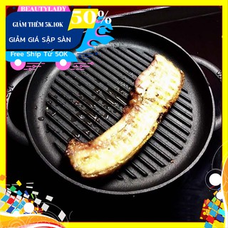 Chảo gang nướng chống dính Vạn Lợi