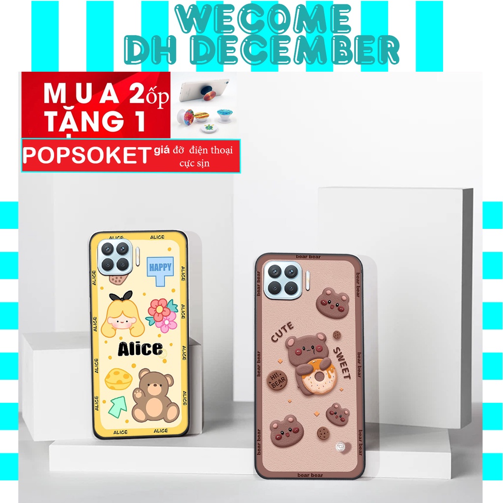 Ốp lưng Oppo A93  in hình 3D gấu mới nhất - sang - chảnh - ĐẸP- BỀN