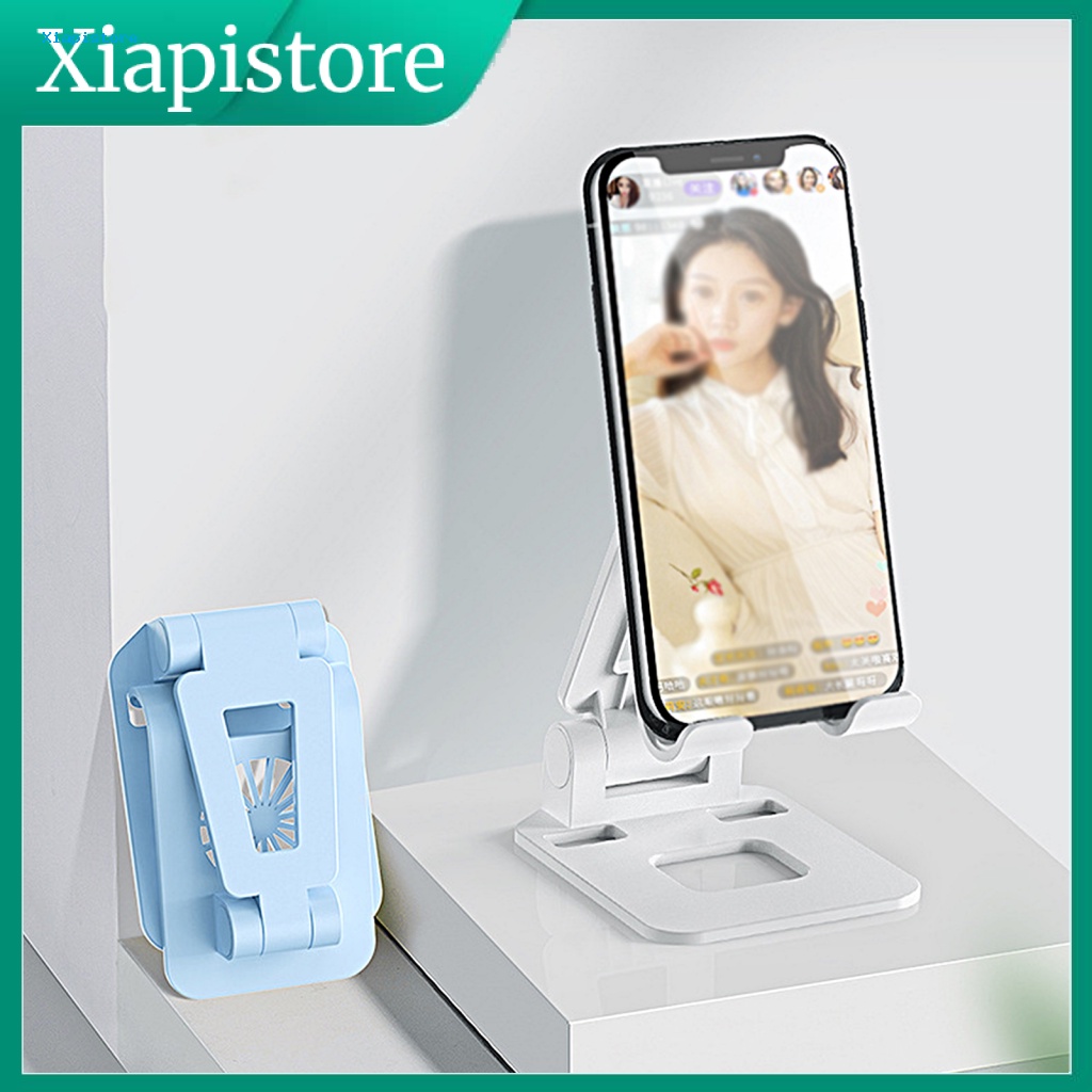 [Xiapistore] Giá Đỡ Điện Thoại Để Bàn Cạnh Trơn Với Thiết Kế Rỗng Điều Chỉnh Được Cho Xem TV