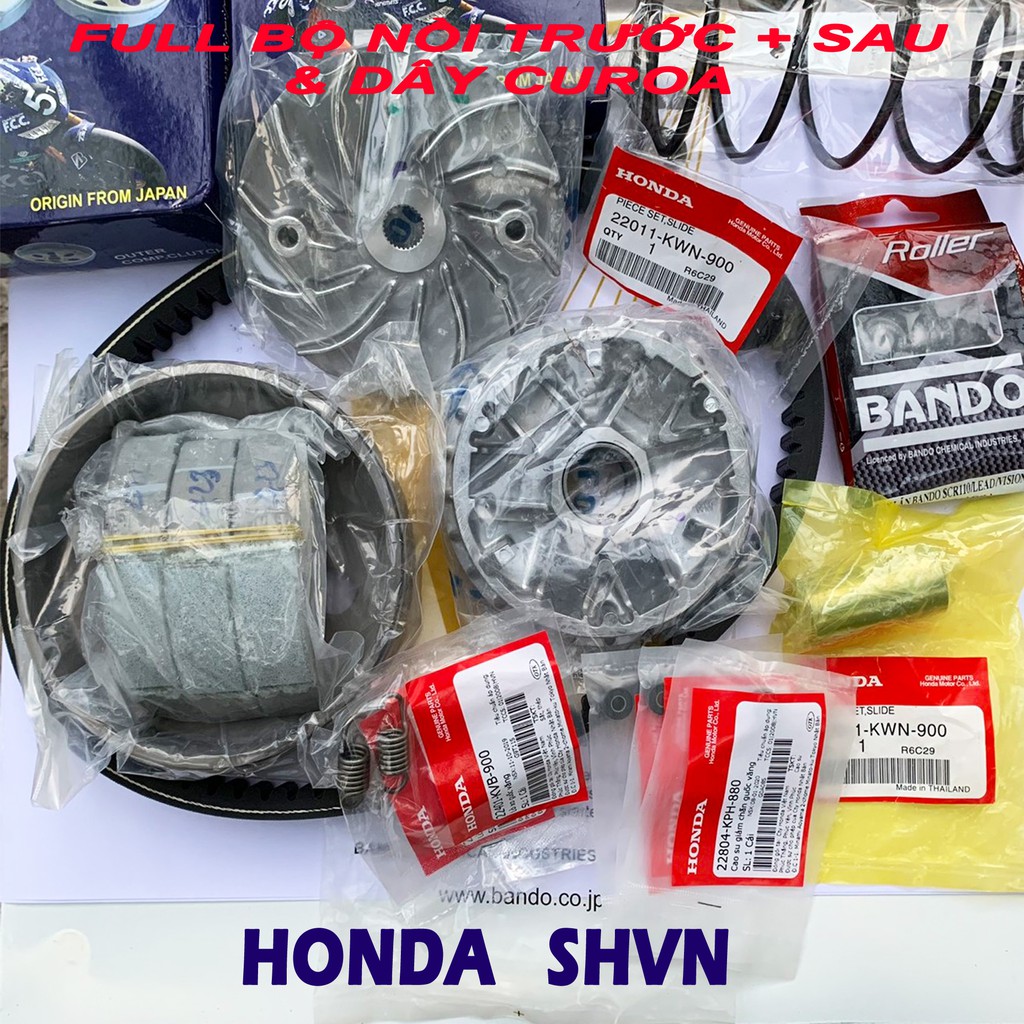 Full Bộ nồi Honda SH Việt 125 150 - FCC Japan