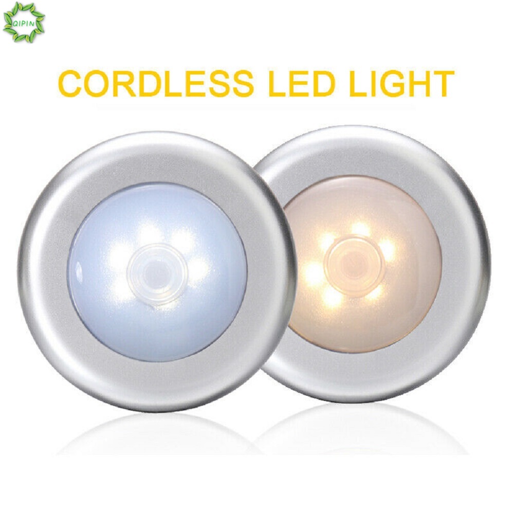 Đèn Led 6 Bóng Không Dây Công Tắc Cảm Ứng Gắn Cầu Thang