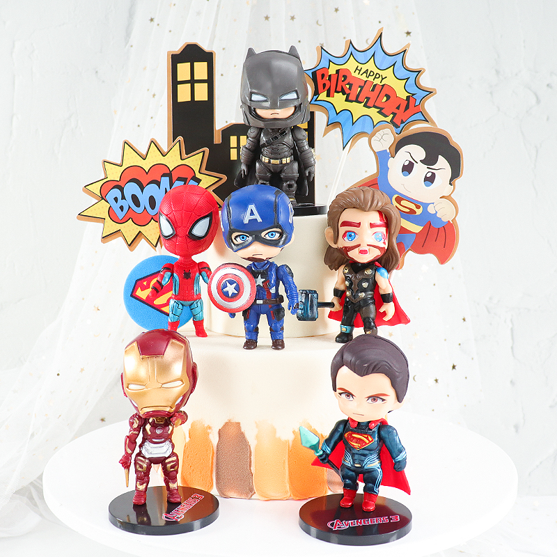 MARVEL Mô Hình Nhân Vật Siêu Anh Hùng Trang Trí