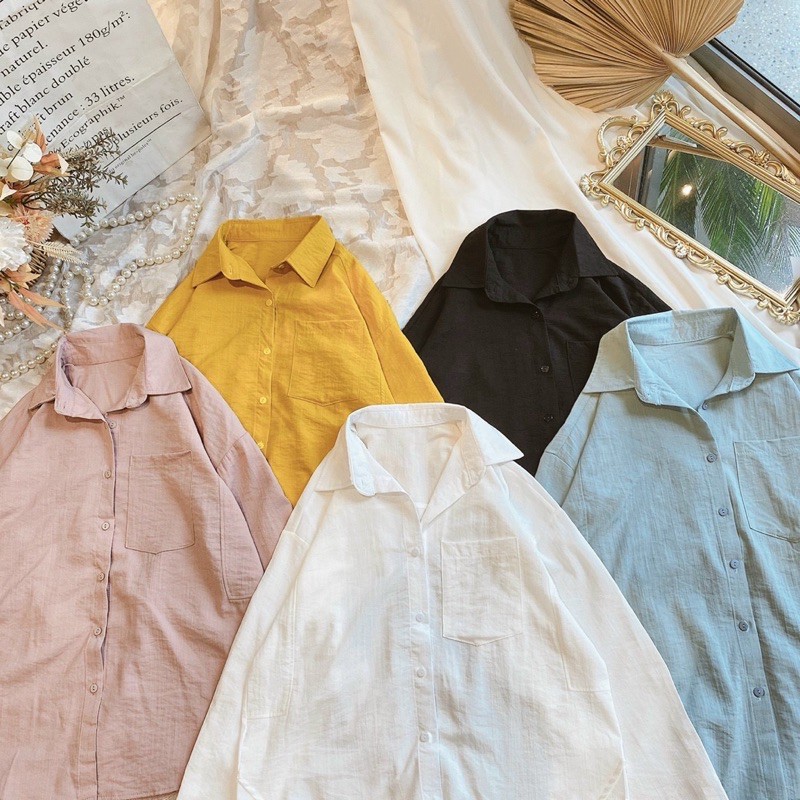 Sơ Mi 6 Màu Xinh Xắn