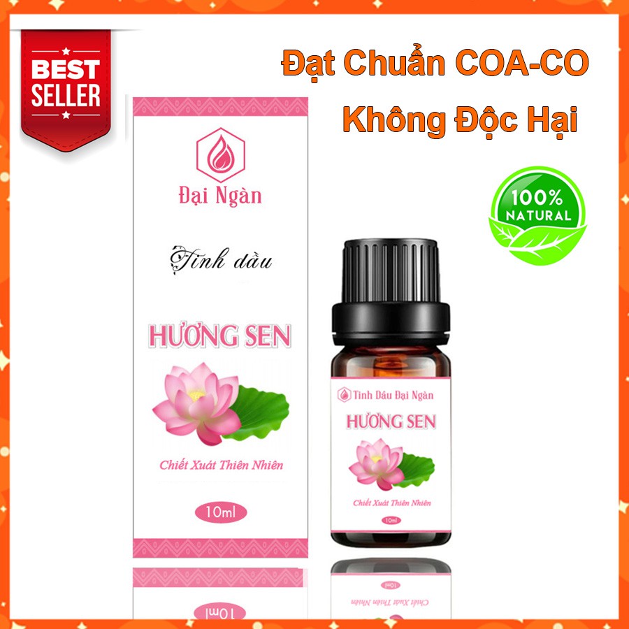 Tinh dầu hương sen thơm xông phòng hương thiên nhiên 10ml Đại Ngàn