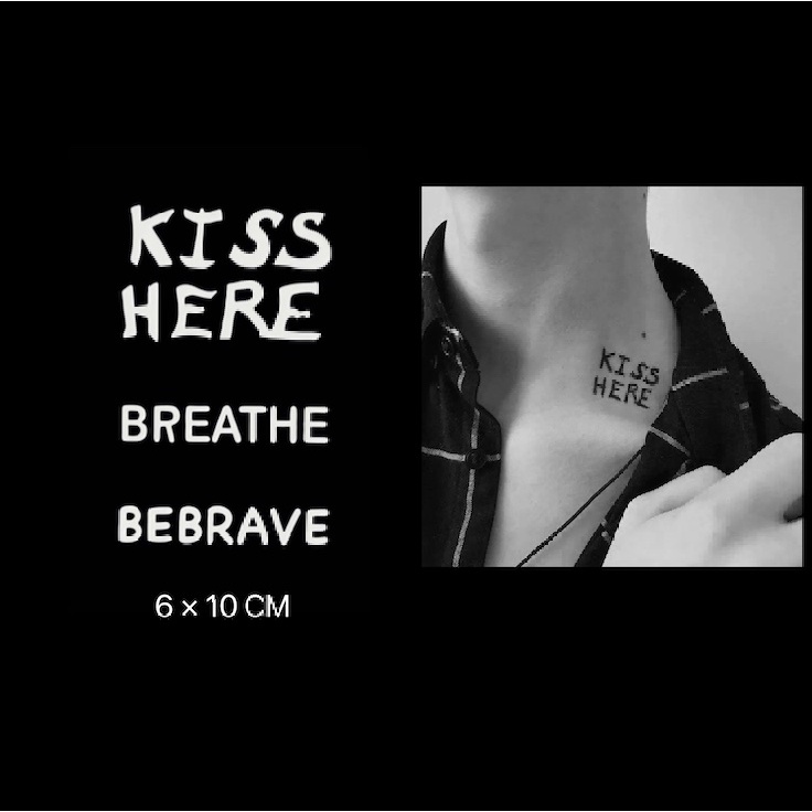 [Mars] Hình Xăm Dán Công Nghệ Mới Lâu Trôi 2 Tuần Bán Vĩnh Viễn / Hình Xăm / Câu Trích Dẫn MNF088