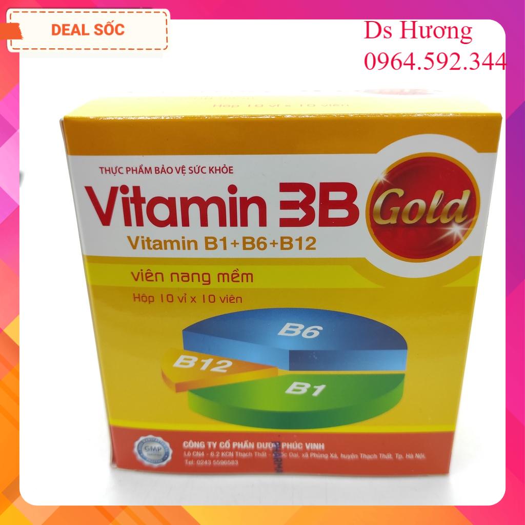 Vitamin 3B Gold PV - Giúp Bổ Sung Vitamin Nhóm B B1+B6+B12 Hiệu Quả