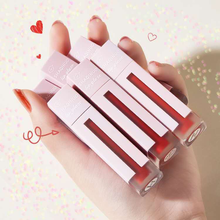 [Hàng mới về] Son kem mềm mượt kháng nước dễ lên màu không dính cốc lên màu thời trang