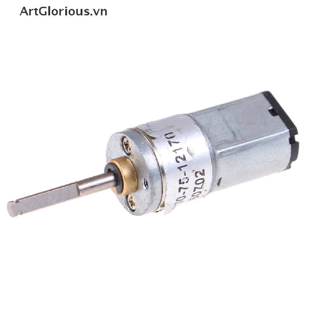 【ArtGlorious】 DC6-12V DC Geared Motor 030 Forward and Reverse Motor Full Metal Gear Reducer 【VN】