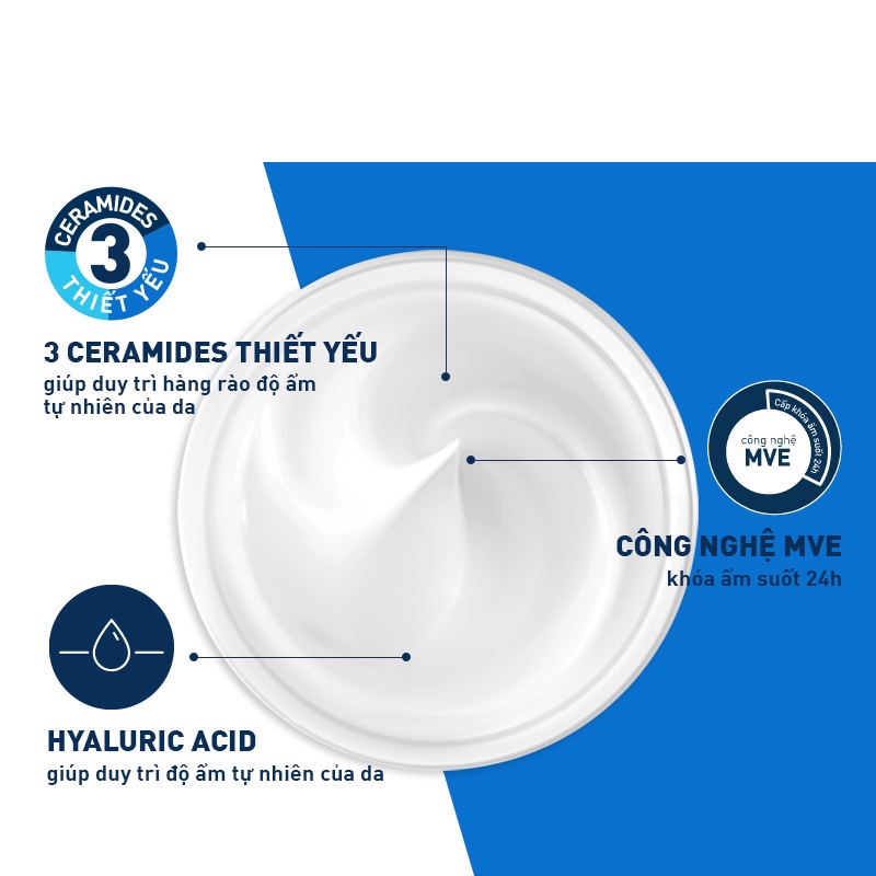 Kem Dưỡng Ẩm Cerave Dành Cho Da Khô Cerave Moisturizing Cream 50ml/340g/454g