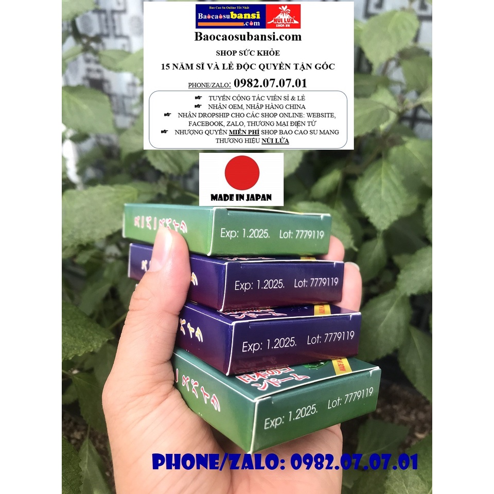 Bao Cao Su Gai Bi Râu Super Gold Nhật Bản -  Có Đăng Ký Nhãn Hiệu Hợp Pháp Tại Việt Nam, bán sỉ LH
