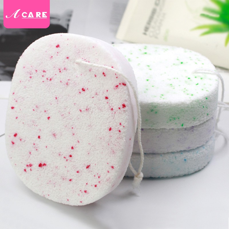 (Hàng Mới Về) Mút Tẩy Trang Hình Tròn Bằng Gỗ Tự Nhiên Tiện Dụng | BigBuy360 - bigbuy360.vn