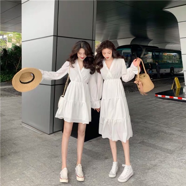VÁY TRẮNG CHO ĐÔI BẠN (clip thật)