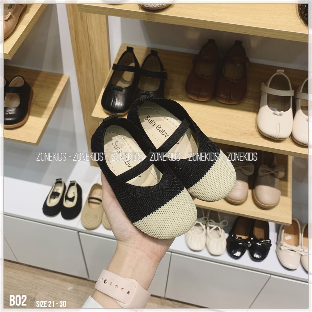 Giày vải phối màu cho bé Zonekids - B02