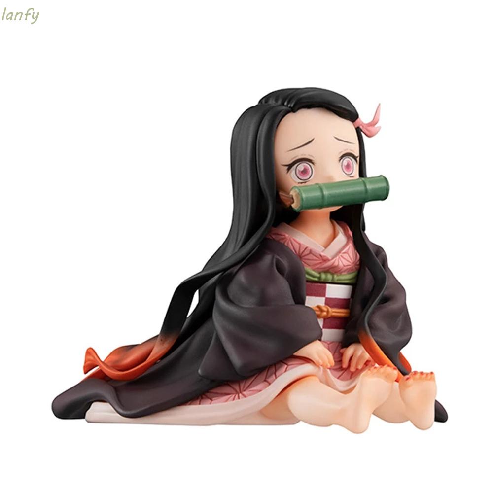 Mô Hình Nhân Vật Kamado Nezuko Trong Demon Slayer 65mm Bằng PVC Dễ Thương