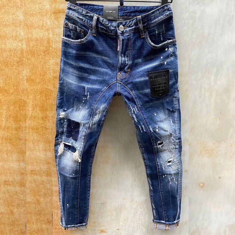 Quần jean nam vảy sơn dsq cao cấp hàng quảng châu chuẩn shop mẫu mới nhất Phuongnamshop kva5 ⚡