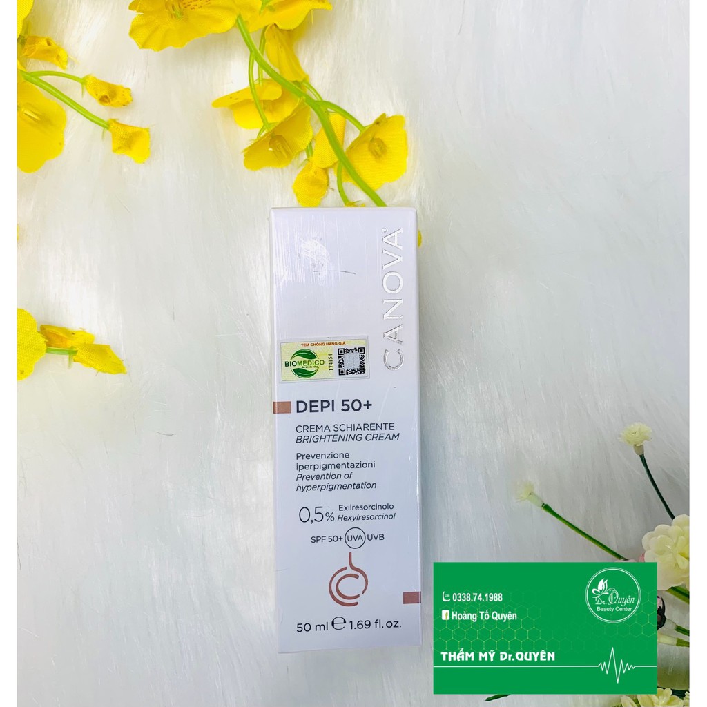 [CHÍNH HÃNG]CANOVA DEPI 50+  -  KEM MỜ NÁM SÁNG DA BAN NGÀY 50ml | BigBuy360 - bigbuy360.vn