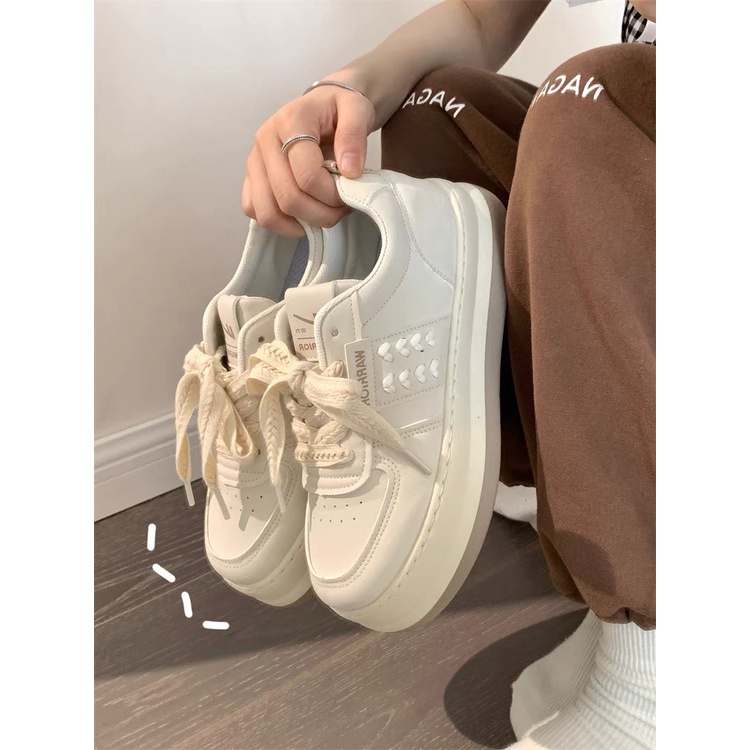 Giày Bánh Mì Độn Đế Uzzang Dây Đan M2..