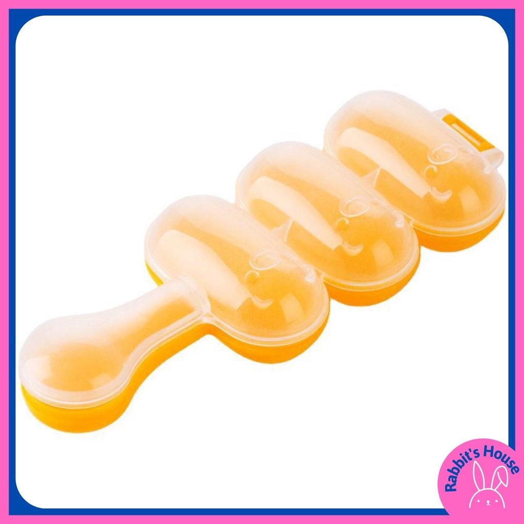 [Tặng kèm thìa ] Khuôn Lắc Cơm Tạo Hình Cơm Nắm Cho Bé Ăn Dặm, Khuôn Làm Cơm Nắm Bento